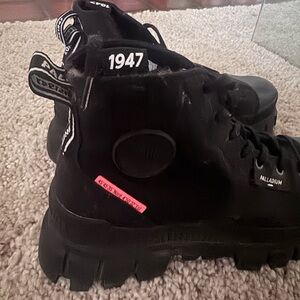 Palladium Black High-Top Sneakers